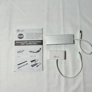 j5create USB Type-C to HDMI /USB 3.0 with Power Delivery & USB 3.0 Mini Dock